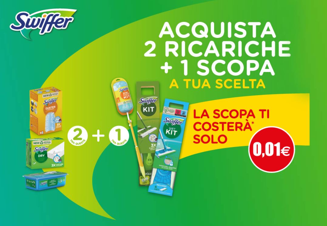 Cashback Swiffer 1 centesimo