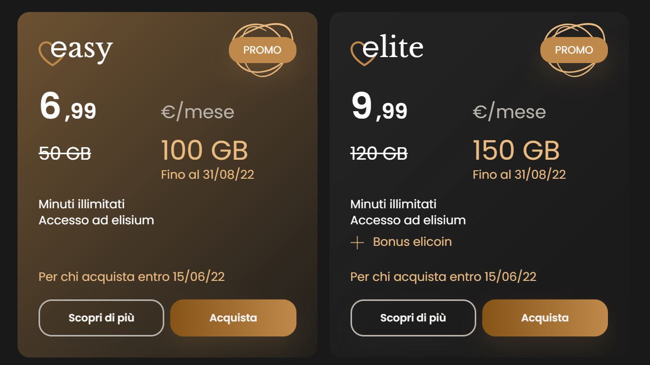 Elimobile - offerte mensili