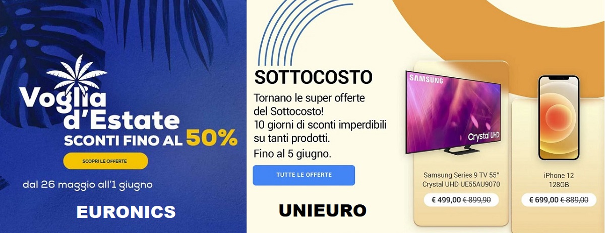 Euronics e Unieuro: la guerra dei prezzi che fa bene al cittadino