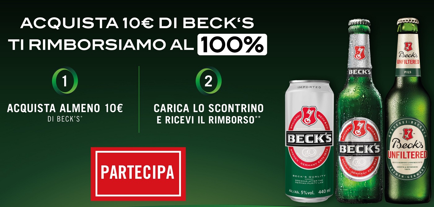 Cashback Beck’s 2023