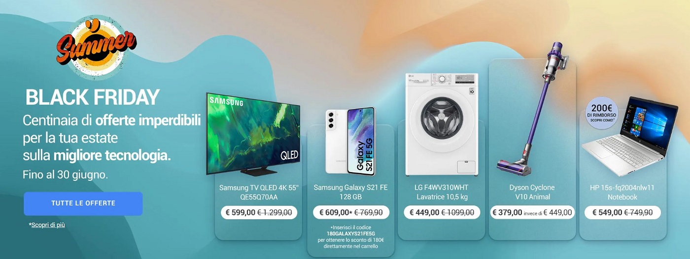 Summer Black Friday 2022 giugno
