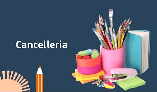 Sezione cancelleria Back To School Amazon