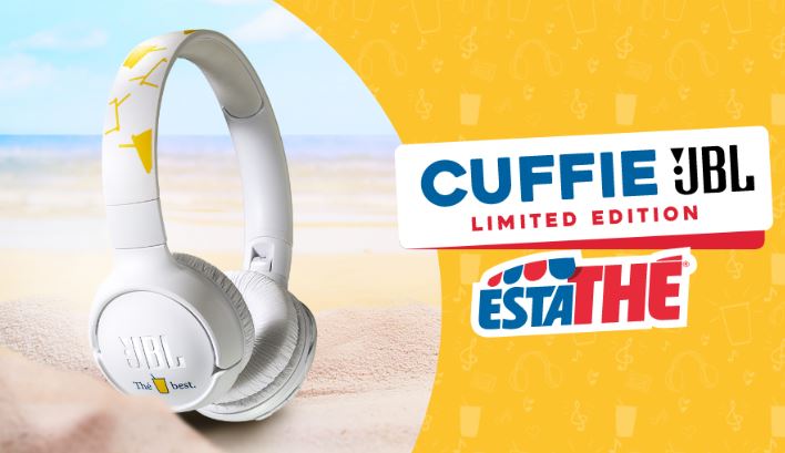 Con Estathé vinci cuffie JBL 2022 - premio in palio