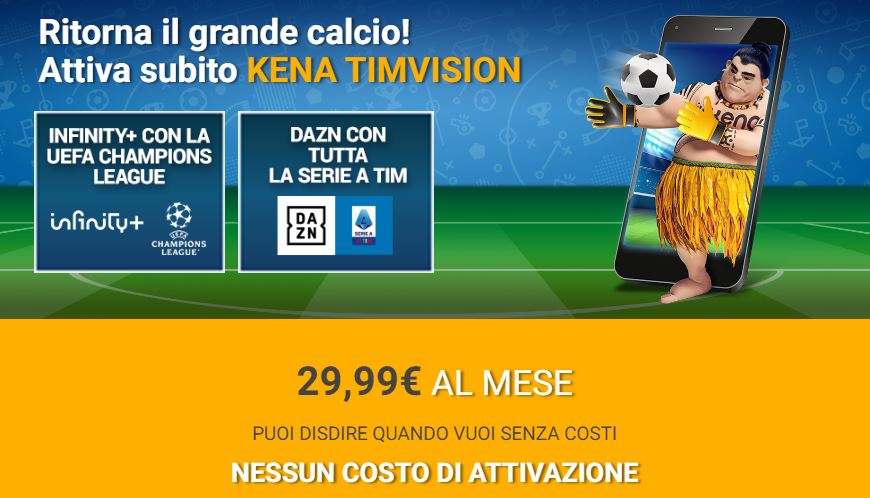 Kenamobile offerta Timvision