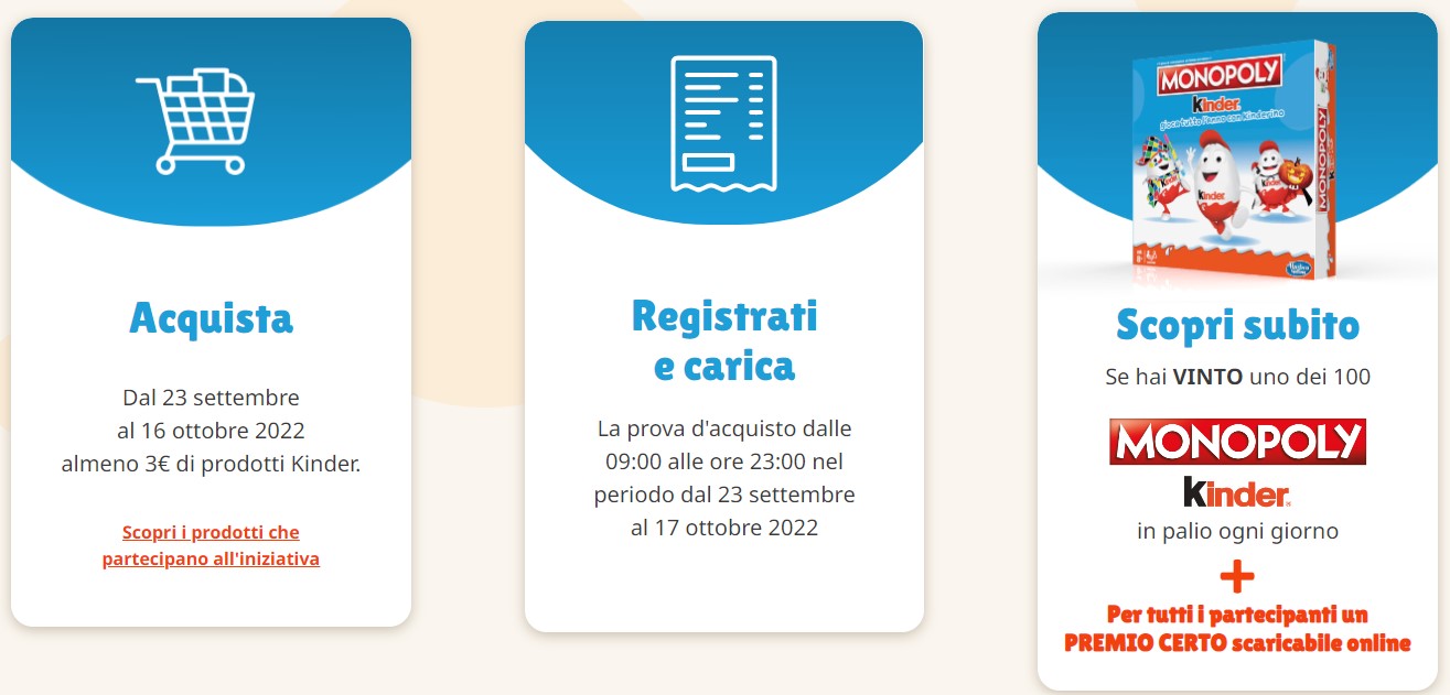 Concorso Kinder Game 2022 - come partecipare