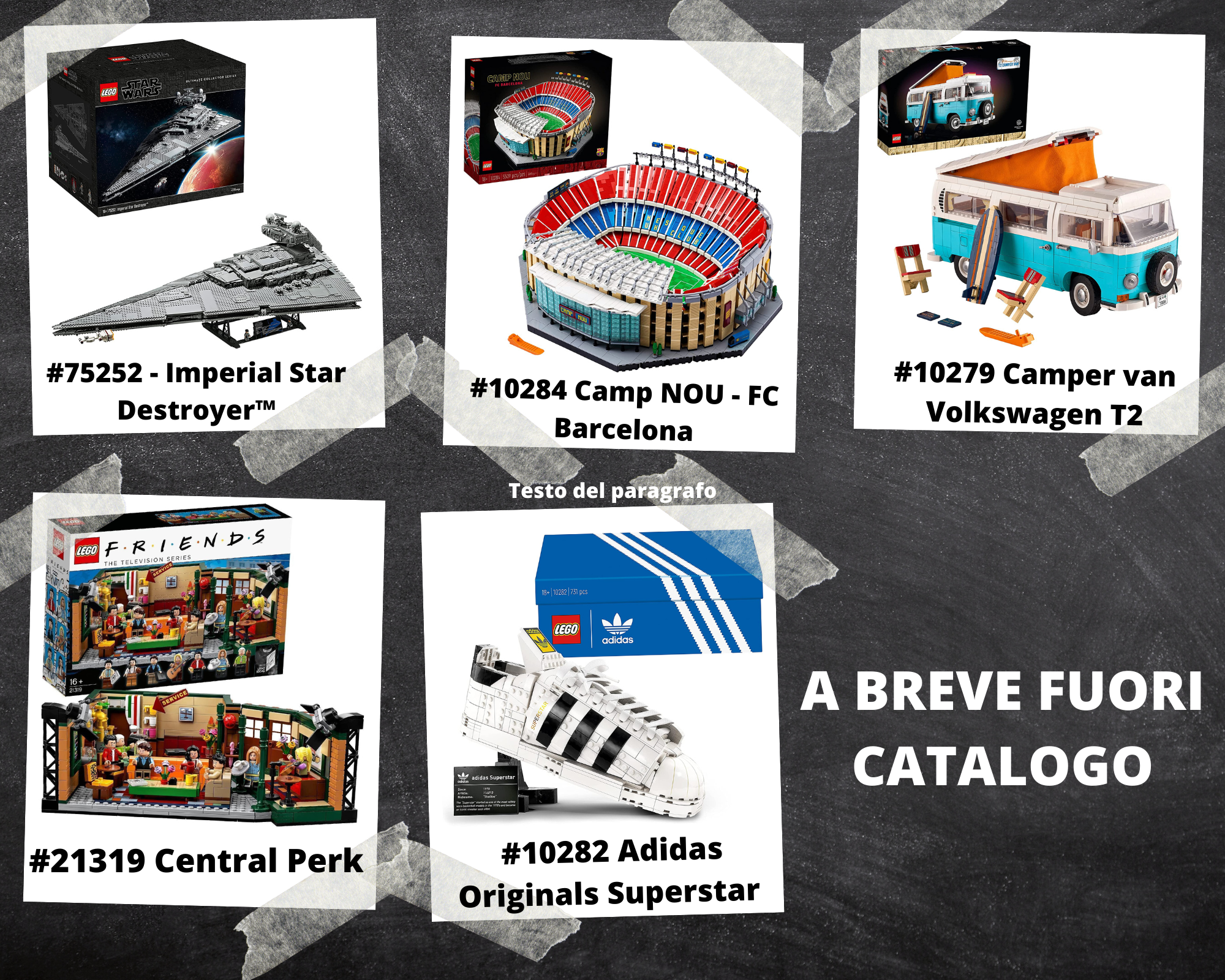 Set Lego fuori catalogo settembre 2022
