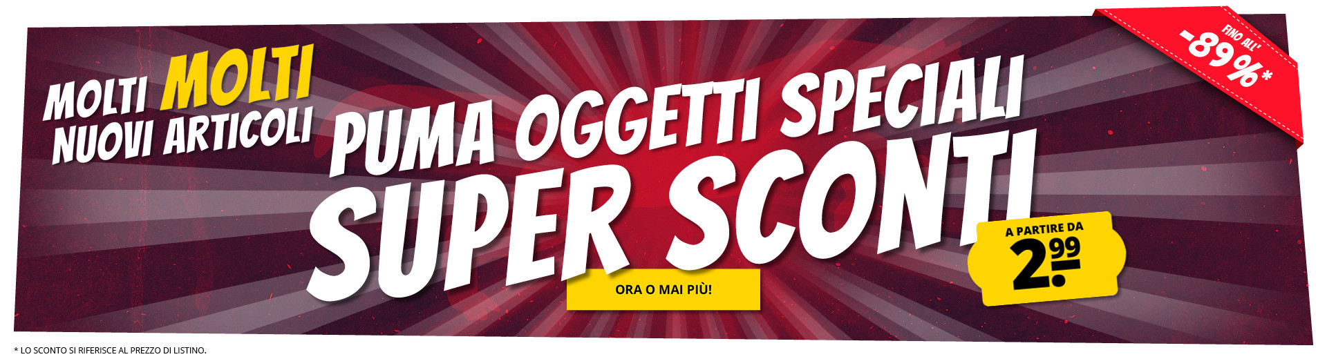 Puma offerte Sconto Sport