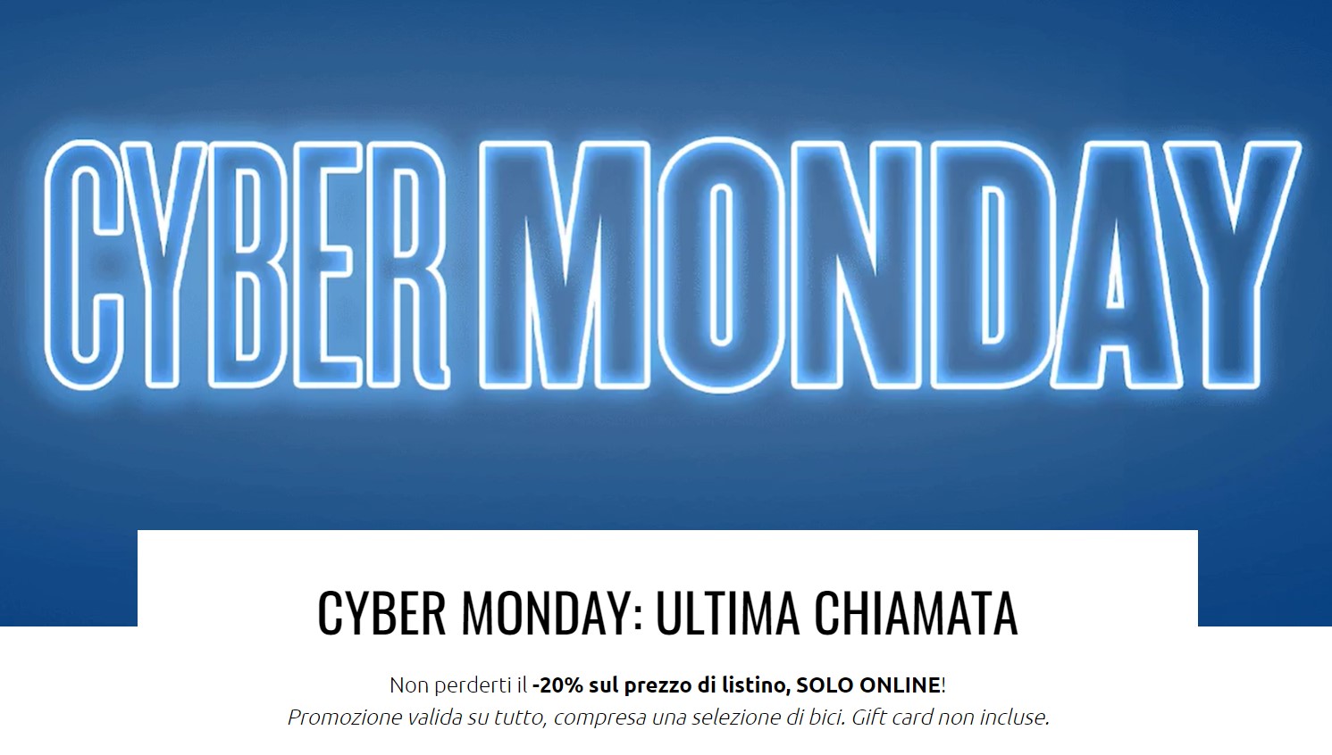 Sportler Cyber Monday
