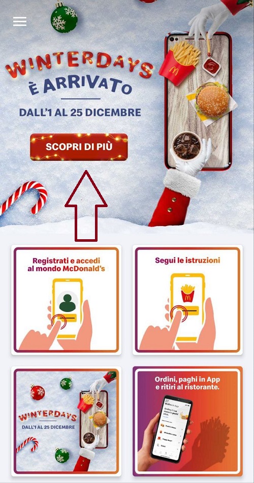 App McDonald's Winterdays