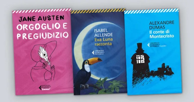 Coperte del lettore dedicate a tre grandi romanzi
