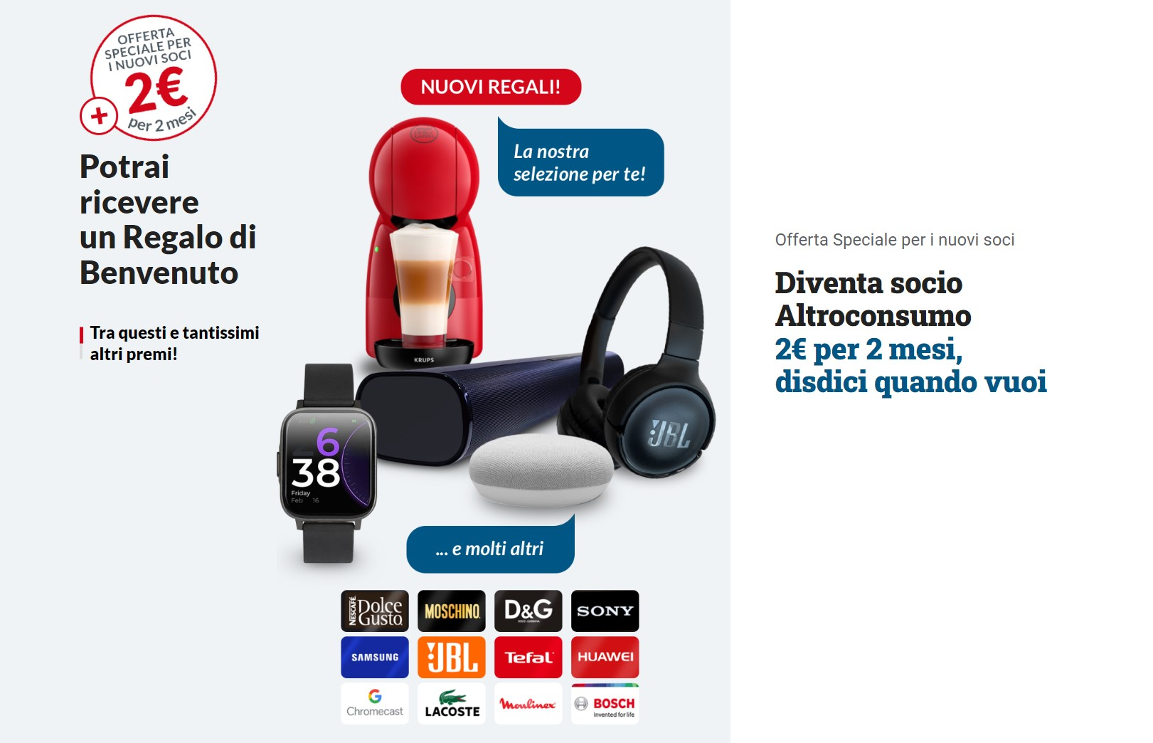 prova Altroconsumo 2023 - Regalo di Benvenuto