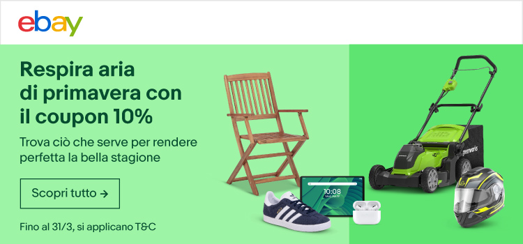 Ebay coupon bella stagione MARZO23