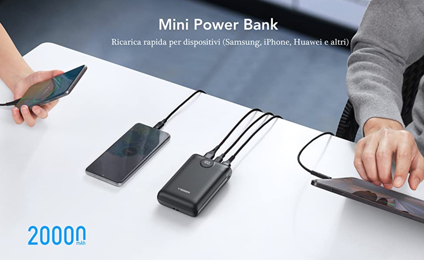 Recensione Powerbank Veger 20.000 mAh