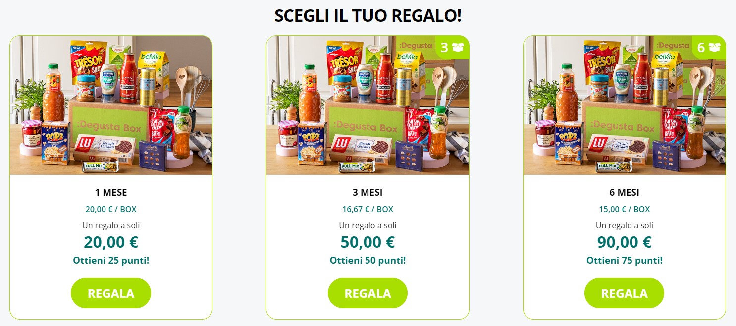 Regalare una De Gustabox