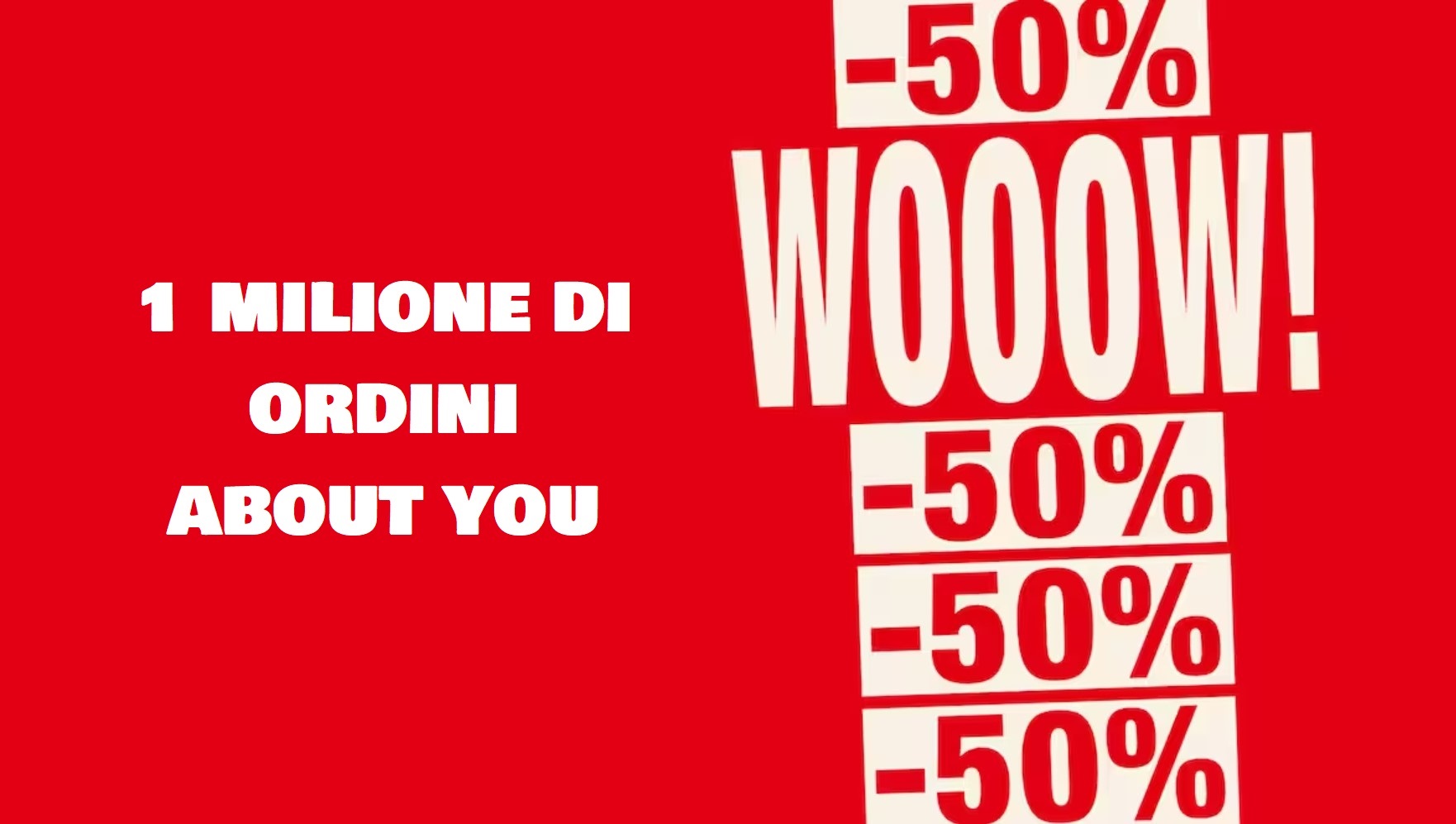 About You festeggia 1 milione di ordini
