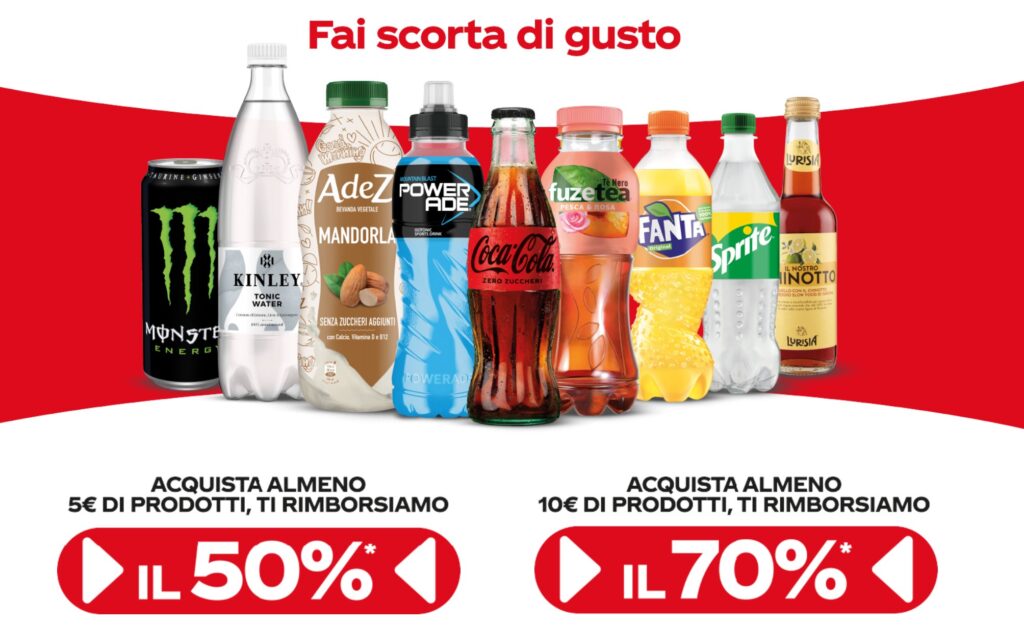 Cashback "fai scorta di gusto"