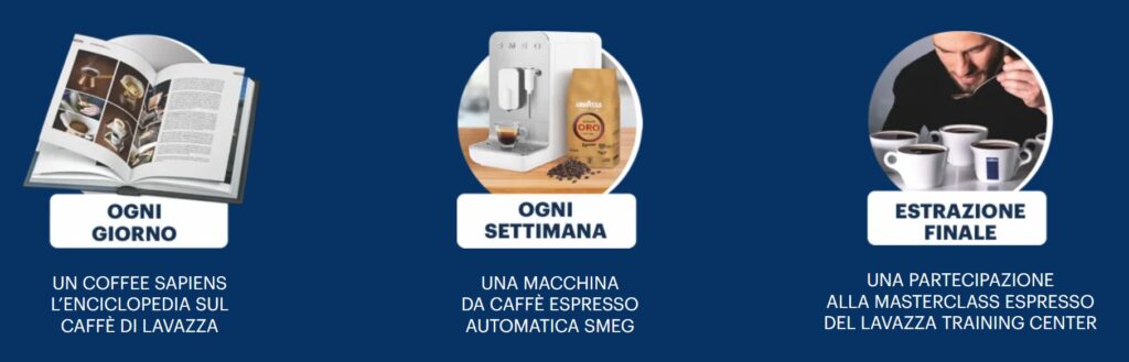 Premi in palio concorso Lavazza