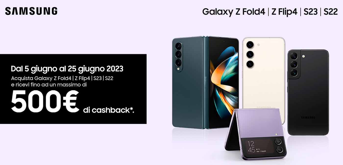 Cashback Samsung Galaxy 2023