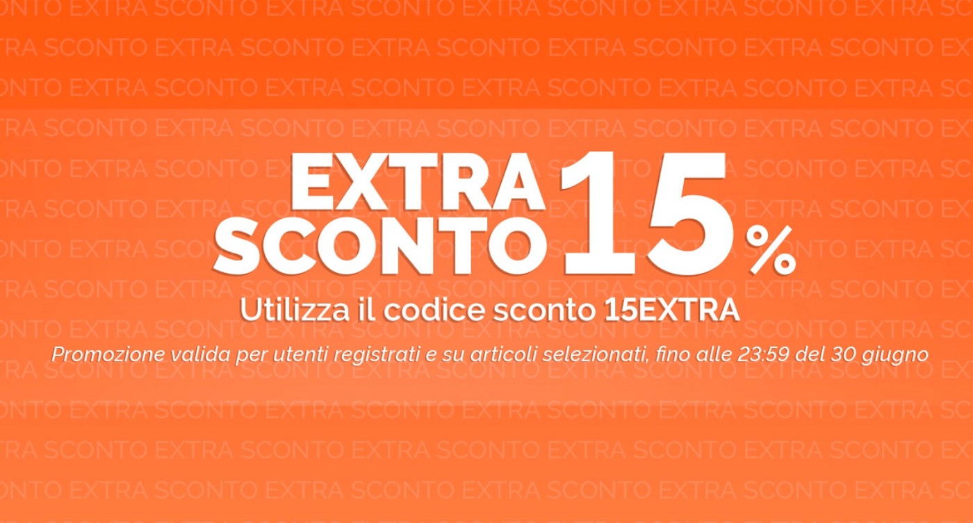 Coupon esclusivo Cisalfa - codice extra 15%