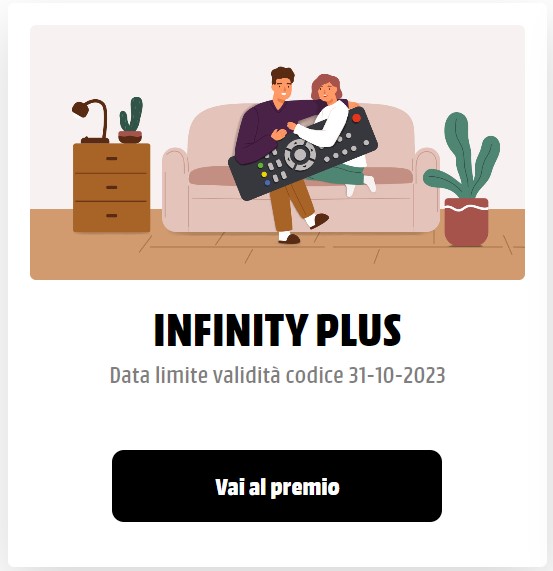 Infinity Plus Gratis, attivalo entro il 31 ottobre 2023