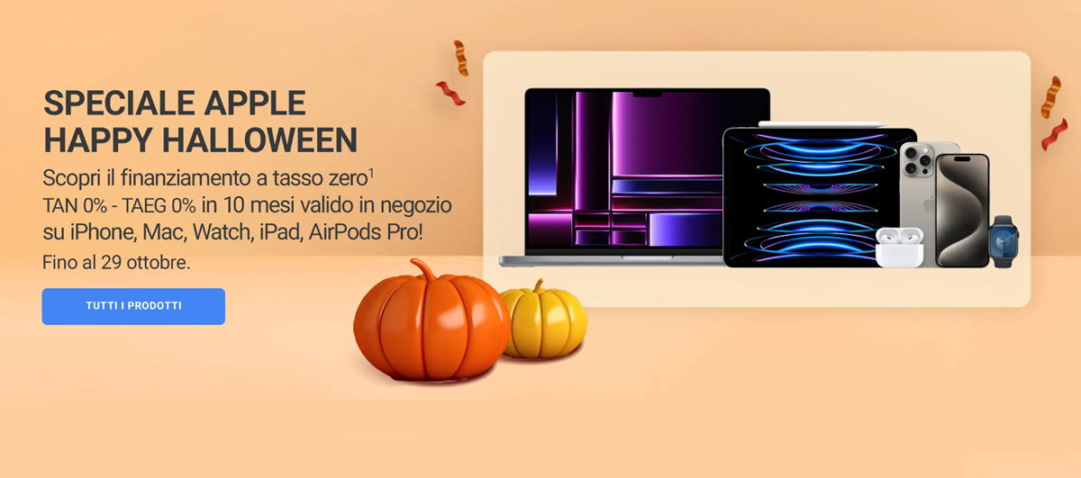 Unieuro lancia gli Halloween Days: sconti su Notebook, TV e tanto altro