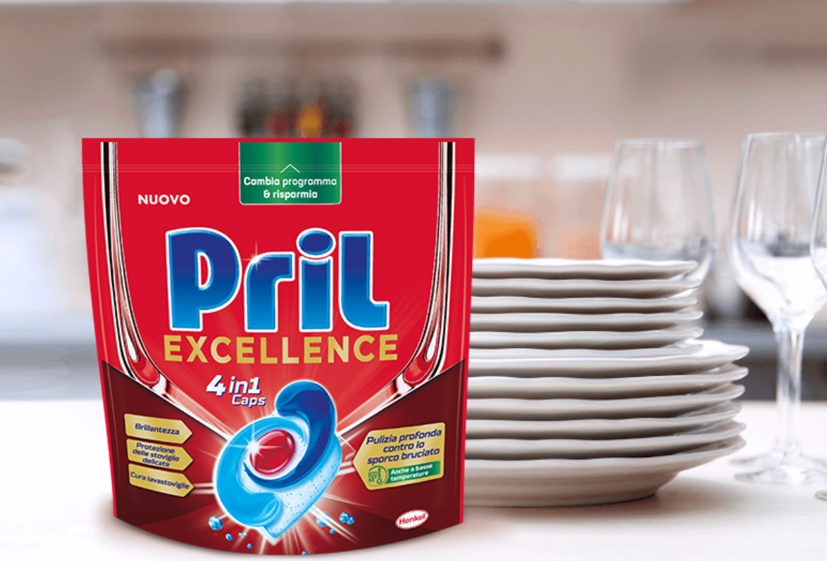 Campione omaggio Pril Excellence 4in1 Caps