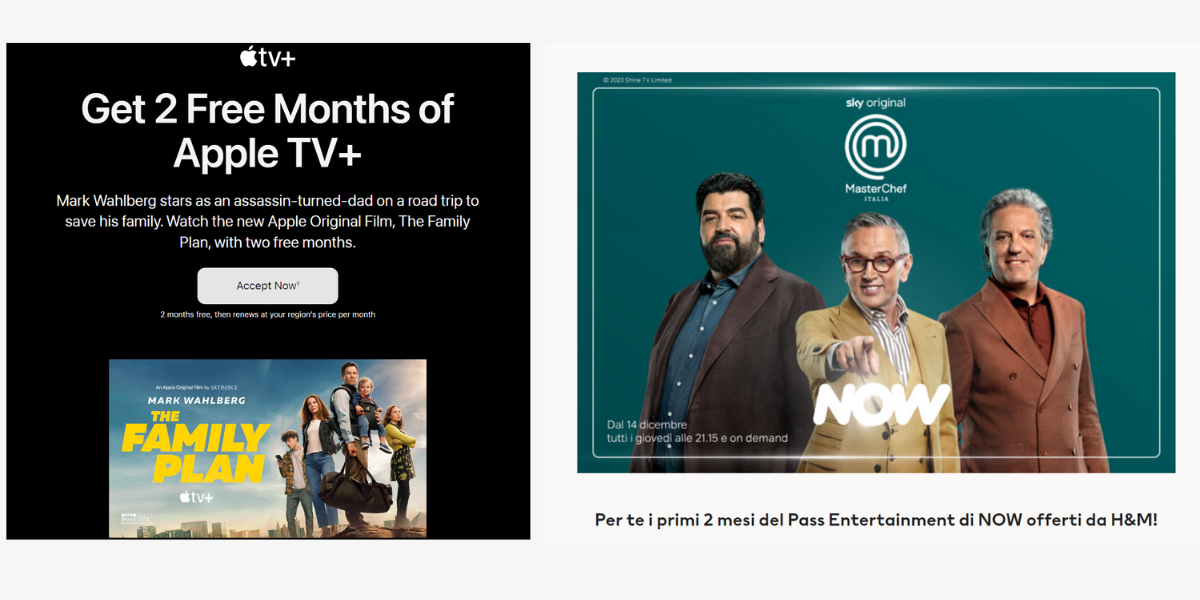 Apple TV+ e l'intrattenimento di Now - Gratis per 2 mesi