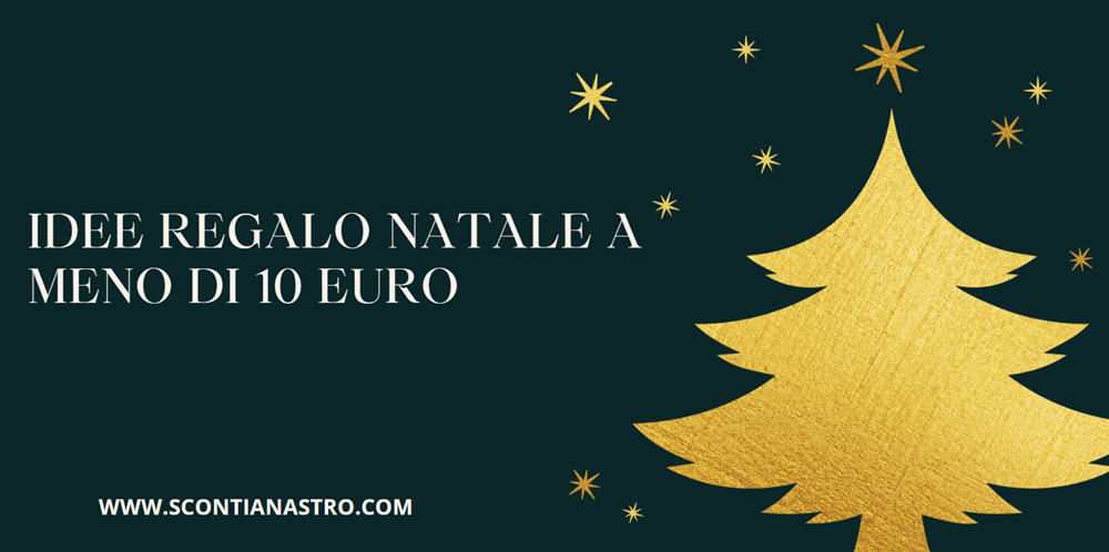 Idee regalo di Natale a meno di 10 euro