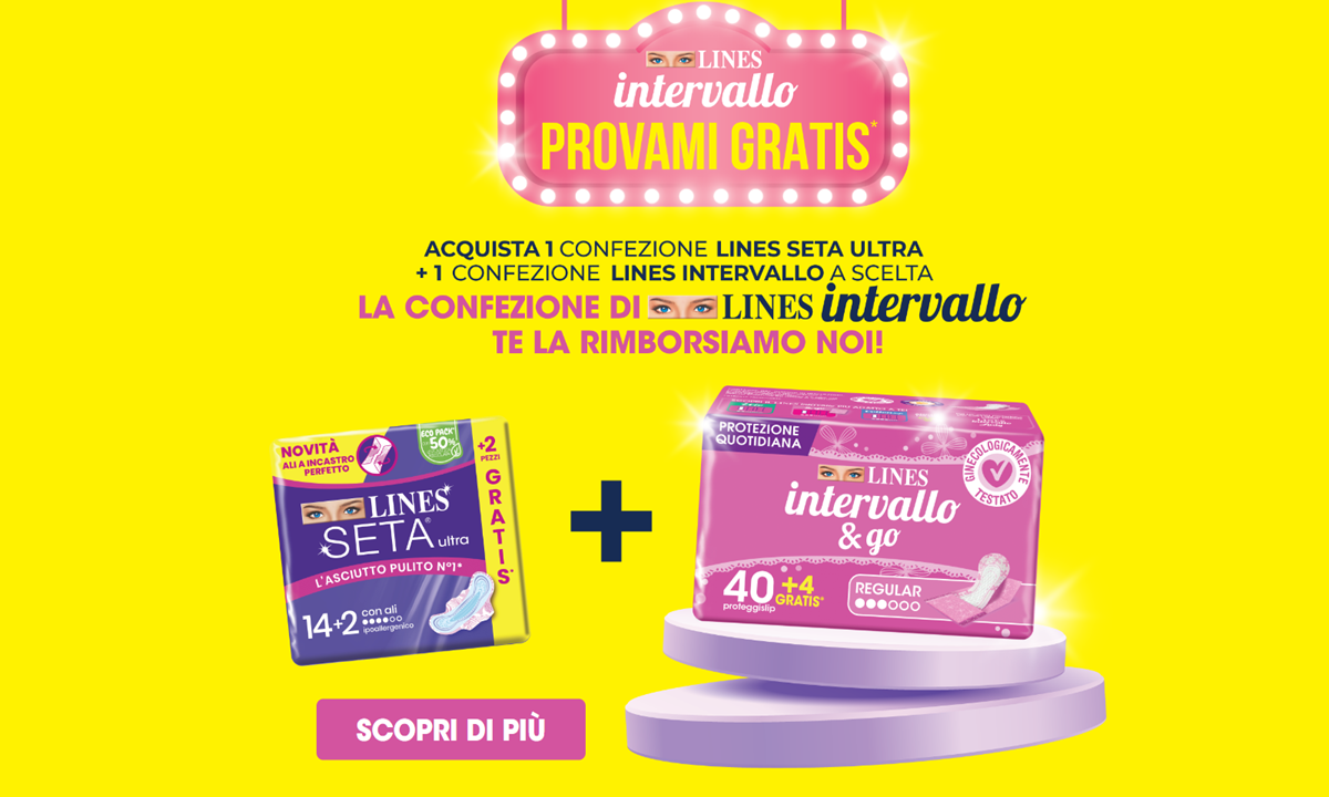 Cashback Lines Intervallo - Provami Gratis