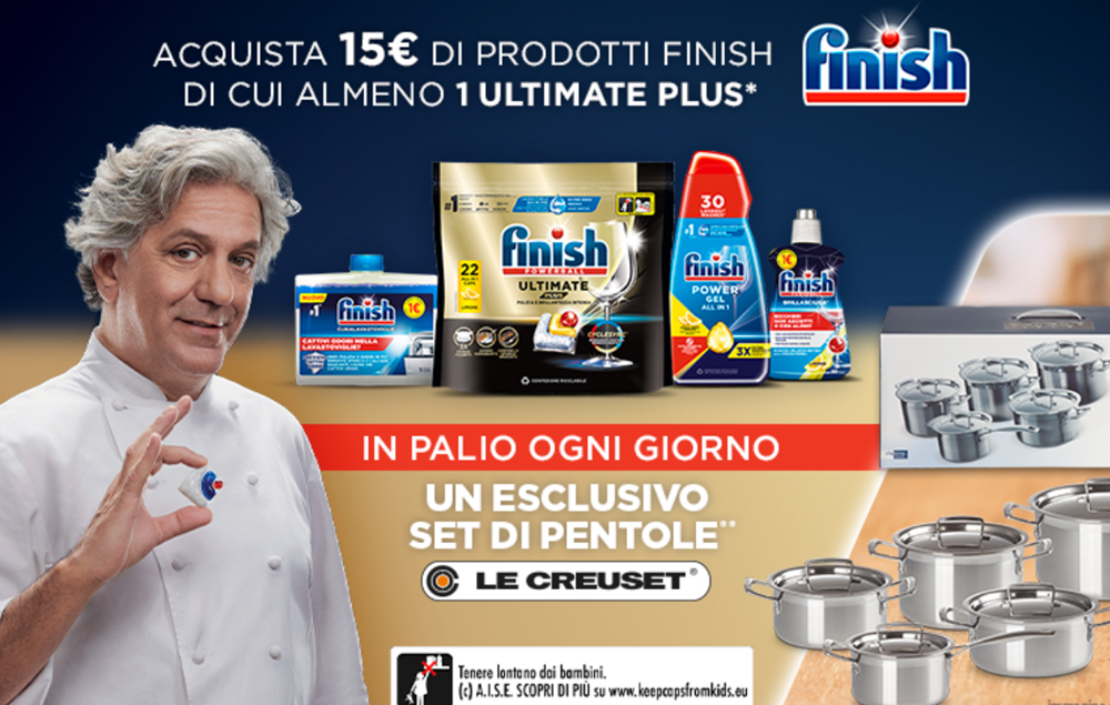 Concorso Finish - vinci batteria di pentole