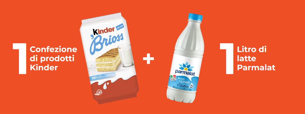Come partecipare all'iniziativa Kinder & Parmalat