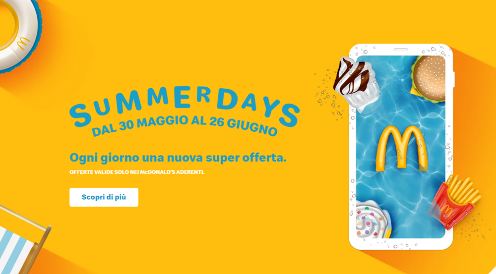 Summerdays McDonald's 2024