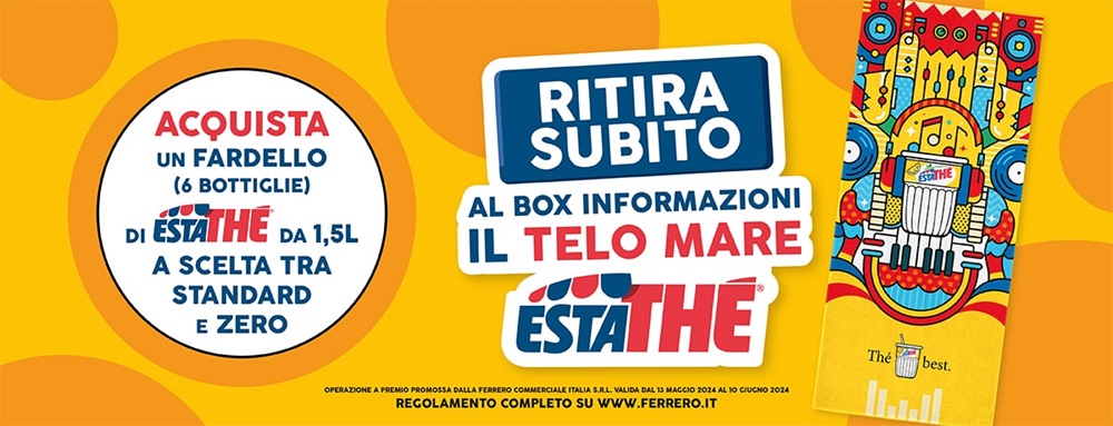 Telo mare con Estathé 2024