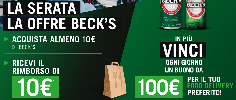 Come partecipare al cashback Beck's
