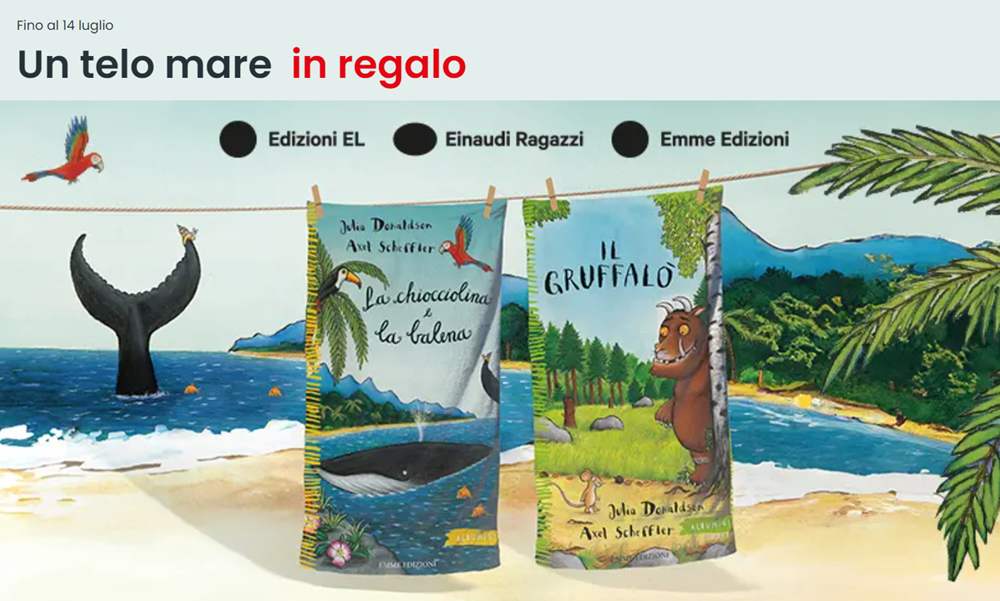 Telo mare in omaggio con La Feltrinelli 2024
