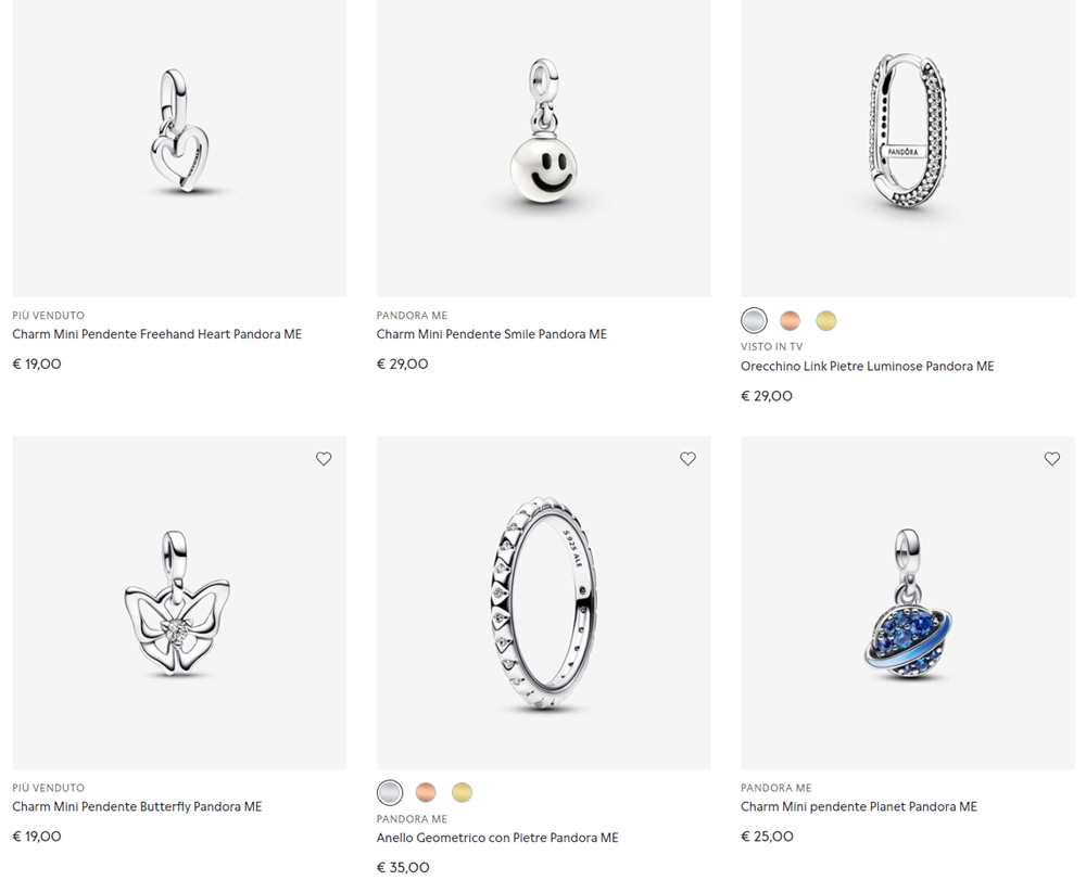 Promo pandora 3x2 giugno 2024