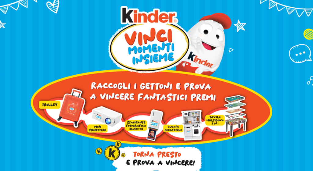 Concorso Kinder - Vinci momenti insieme