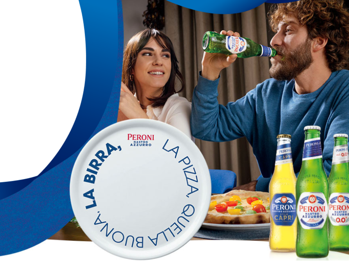 Concorso Peroni - nastro azzurro - vinci piatti pizza