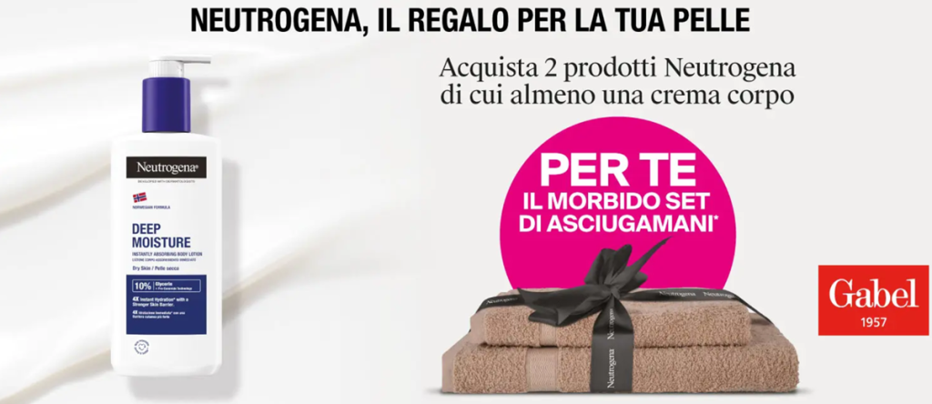 Concorso Neutrogena - premio sicuro