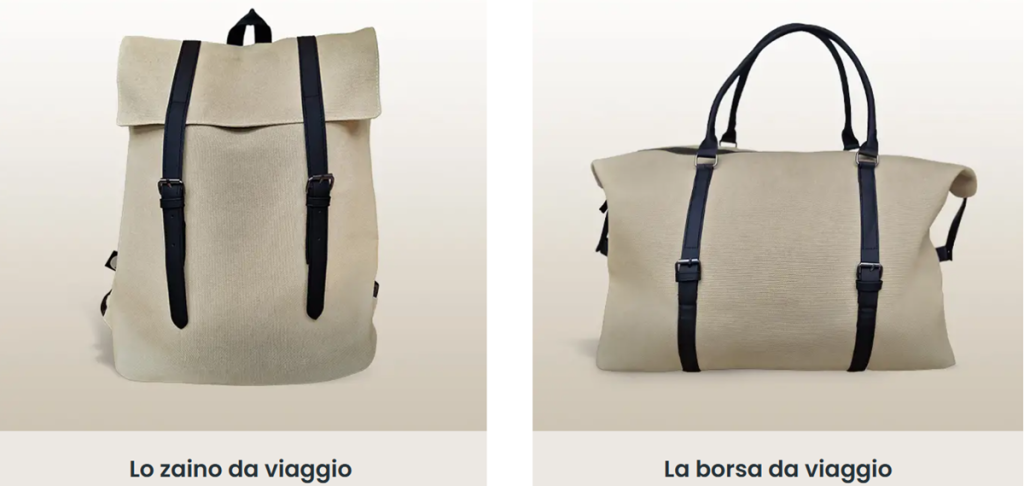 zaino e borsa in omaggio con la feltrinelli 