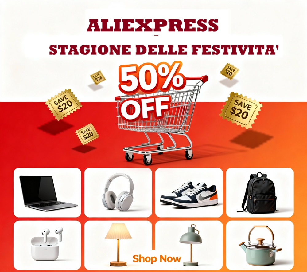 Aliexpress - stagione della festività 2025