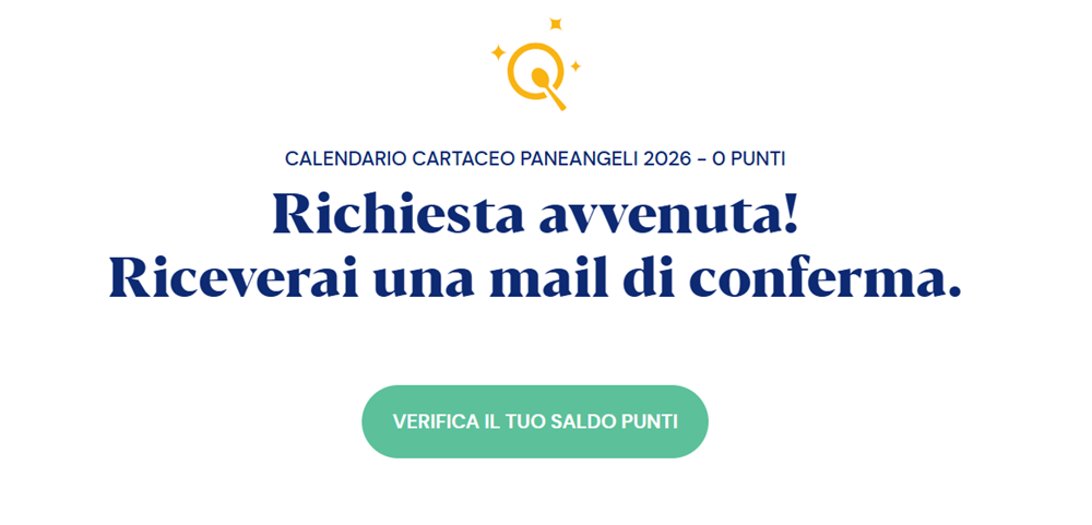 Conferma calendario Paneangeli 2026