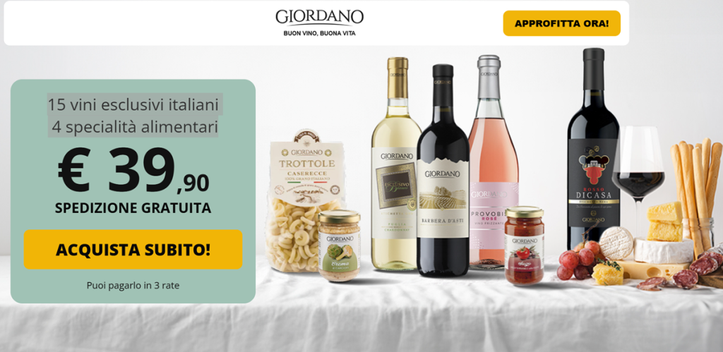 Giordano Vini: la cantinetta della domenica