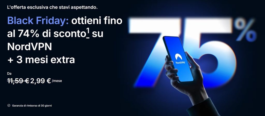 NordVpn offerta Black Friday 2025