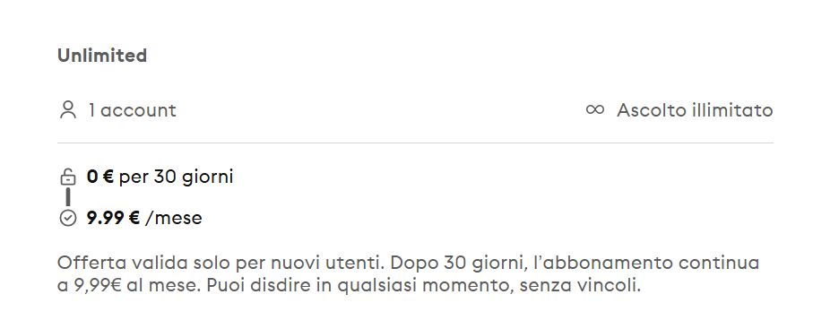 Storytel - attiva la prova gratuita