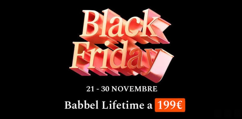 Offerta Black Friday Babbel