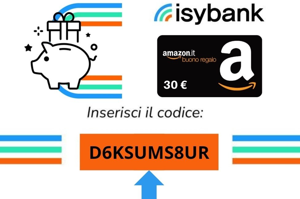 IsyBank - ottieni un buono Amazon da 30€