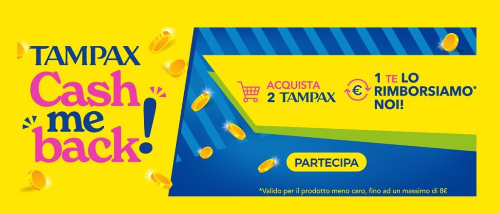 Tampax Cash Me Back 2026