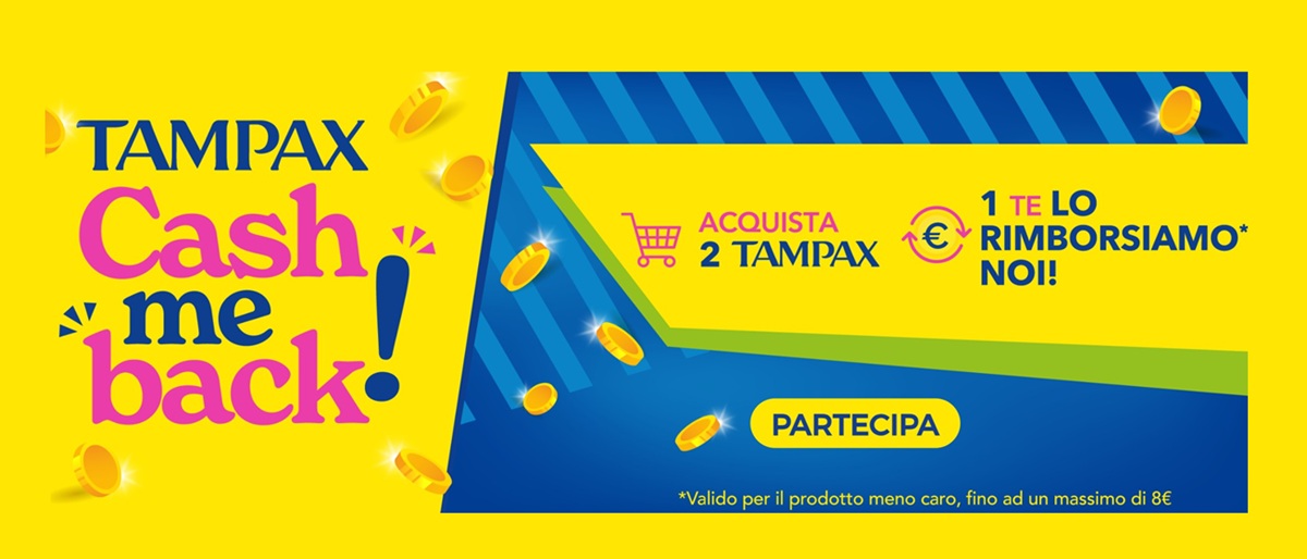 Tampax Cash Me Back 2026