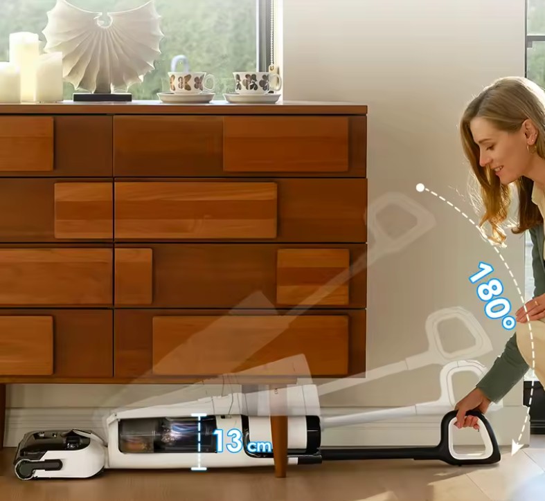 Tineco Floor ONE S6 Stretch Lite Wet Dry vacuum cleaner 180 °